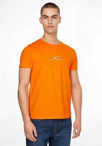 Tommy Hilfiger T shirts print Oranje Heren
