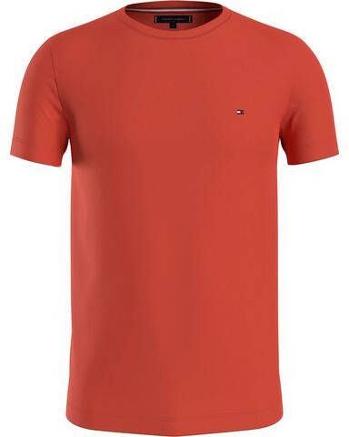 Tommy Hilfiger Oranje T shirt Stretch Extra Slim Fit Tee