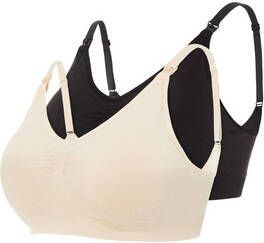 Mamalicious Voedings bh MLILJA FEED ME BRA NF 2 PACK(Set van 2 )