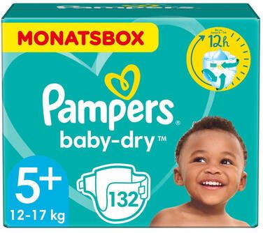 Pampers Baby Dry Gr. 5+ Junior Plus(13 27 kg)Maandvoordeelbox 132 stuks