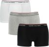 Tommy Hilfiger 1U87903841 Trunk 3 Pack Underwear Men 1 Black, 1 White, 1 Gray online kopen