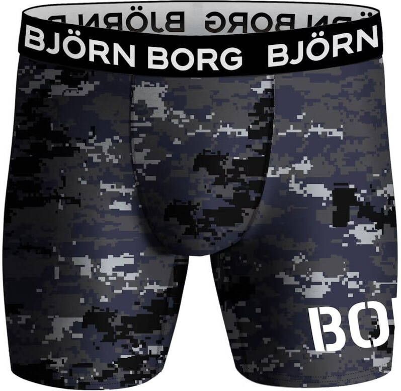 Bjorn Borg 3 Pack Performance Boxers Zwart