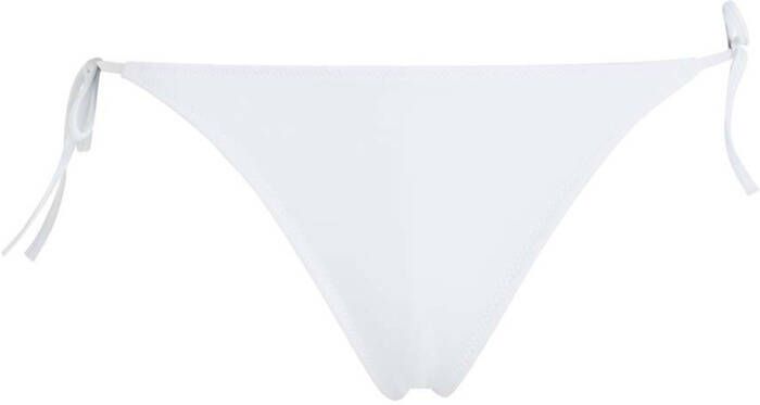 Calvin Klein Bikinis String Side Tie Cheeky Bikini Wit