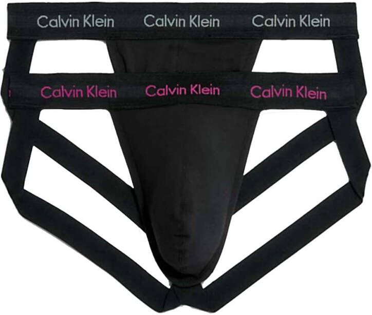 Calvin Klein Slips Jock Strap 2 Pack Grijs