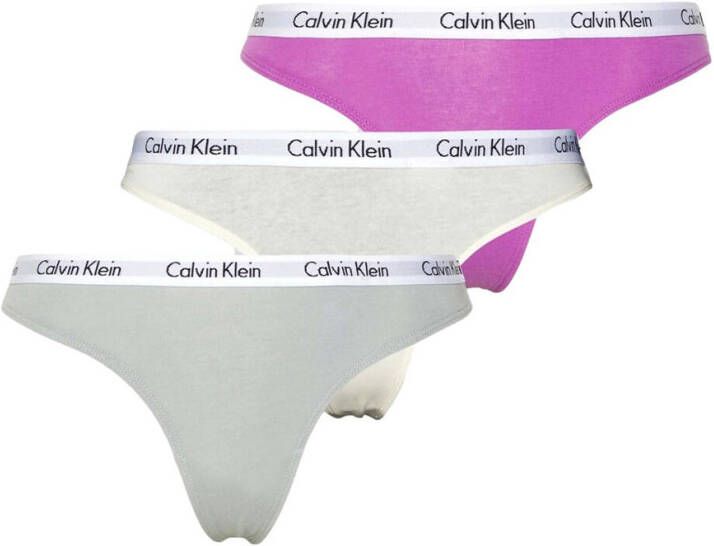 Calvin Klein Tanga THONG 3PK(set, Set van 3 )