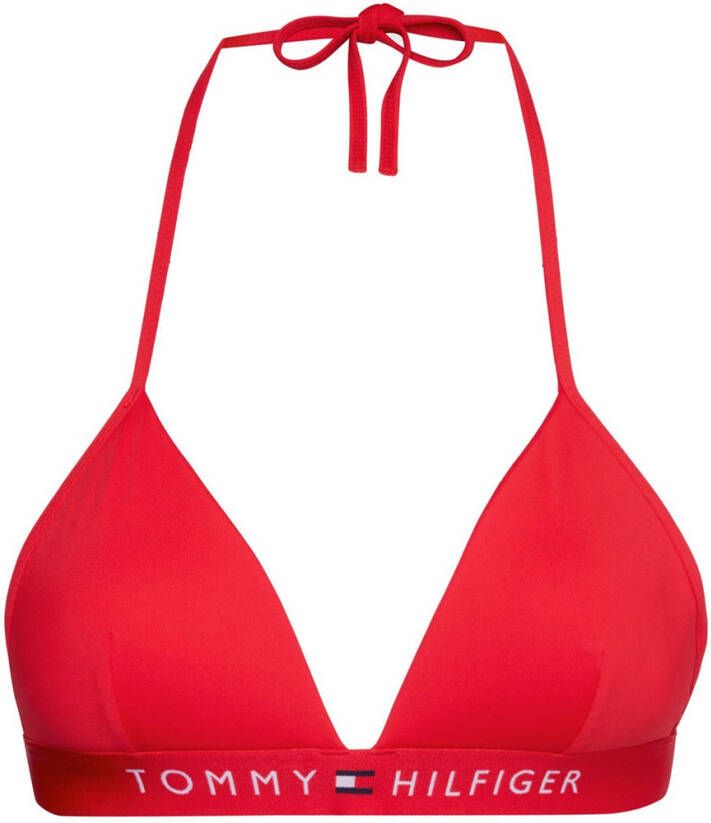 Tommy Hilfiger Bikinis Triangle Fixed Foam Rood