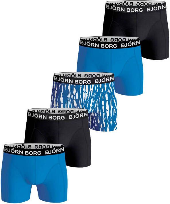 Bjorn Borg Bjö, rn Borg Boxershorts met logoband in 5 pack