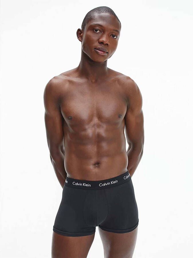 Calvin Klein Heren Boxershort 3p Low Rise Trunk Zwart