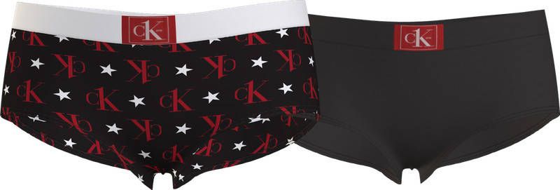 Calvin Klein Slip met logoprint in 2 pack