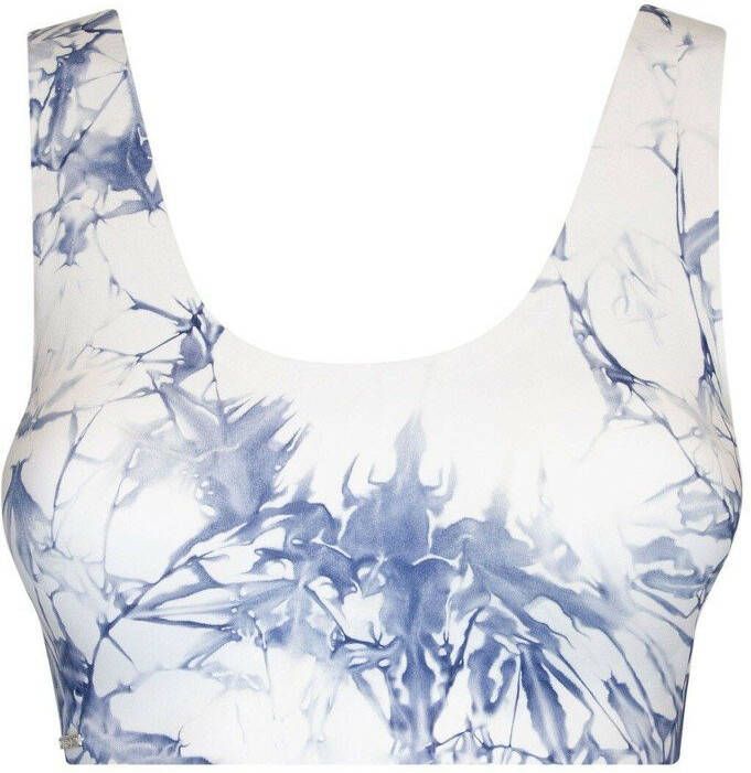 MAGIC Bodyfashion bh zonder beugel Tie Dye wit/blauw