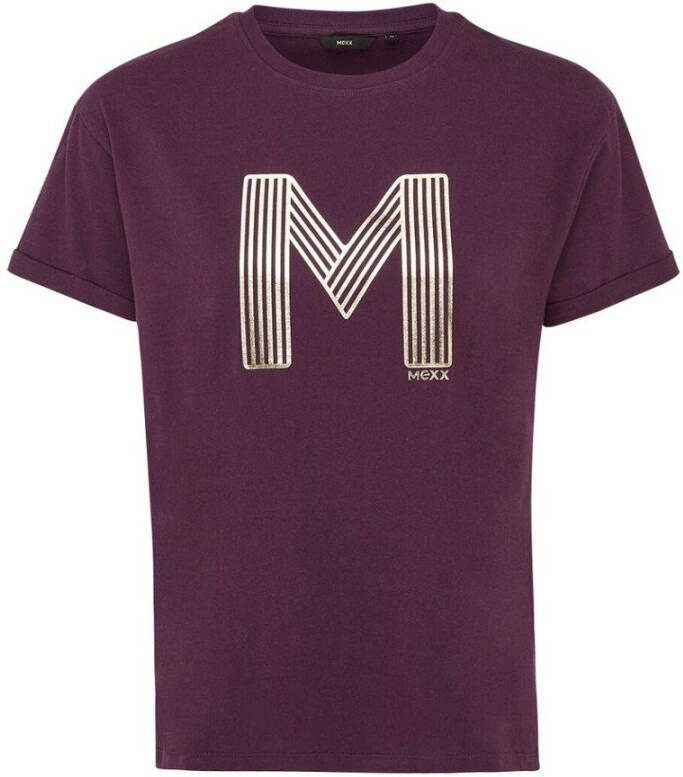 Mexx dames t shirt crewneck donker