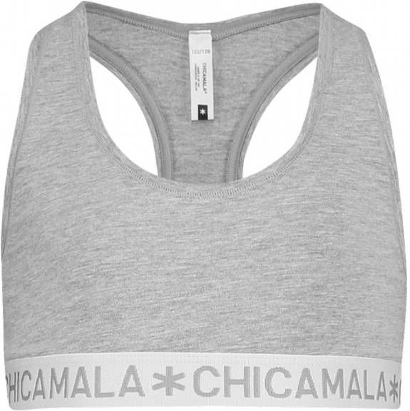 Muchachomalo Chicamala racer back top grijs