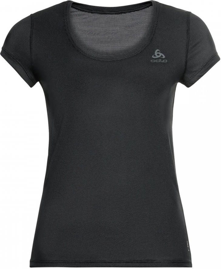 Odlo Active F Dry Light Eco Shortsleeve Shirt Dames Zwart