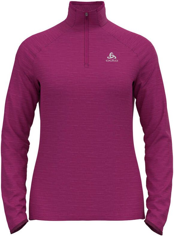 Odlo Midlayer 1/2 Zip Run Easy Warm Roze
