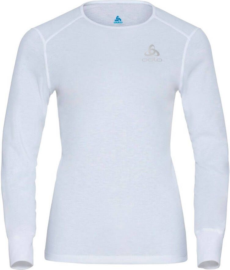 Odlo Active Warm Eco Crew Neck Basislaagtop Dames Wit