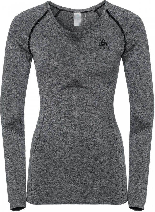 Odlo Performance Light SUW Crew Neck Shirt Dames Lichtgrijs Mengeling