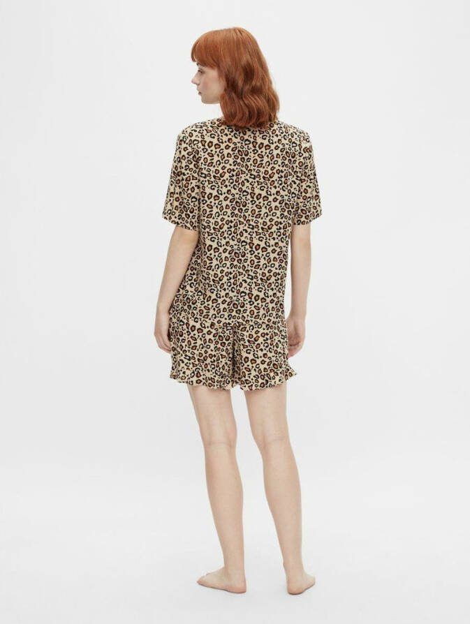 Pieces Pyjama's luipaardprint