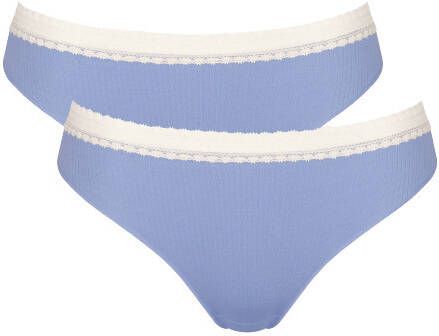 Sloggi dames go 2 pack ribbed tai