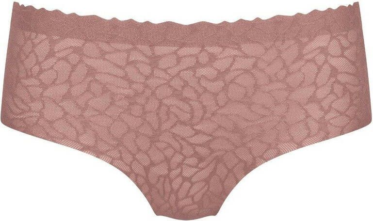 Sloggi ZERO Feel Lace 2.0 hipster met schulprand bruin