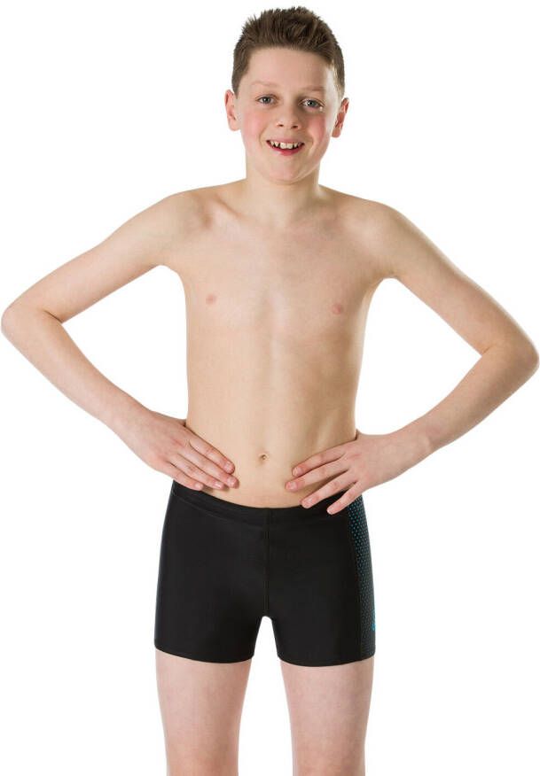 Speedo Endurance 10 zwemboxer Gala Logo zwart/blauw