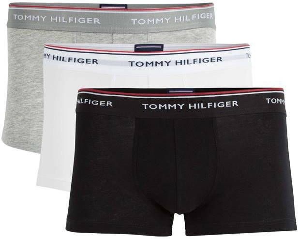 Tommy Hilfiger 1U87903841 Trunk 3 Pack Underwear Men 1 Black, 1 White, 1 Gray