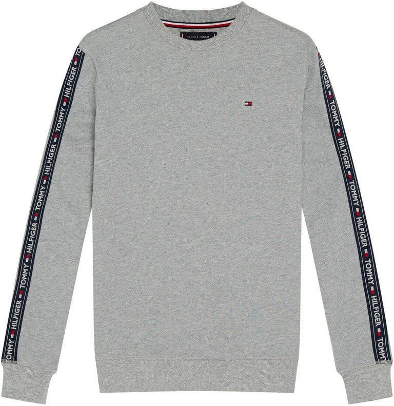 Tommy Hilfiger Nachtmode & Loungewear Track Top Ls Hwk Grijs