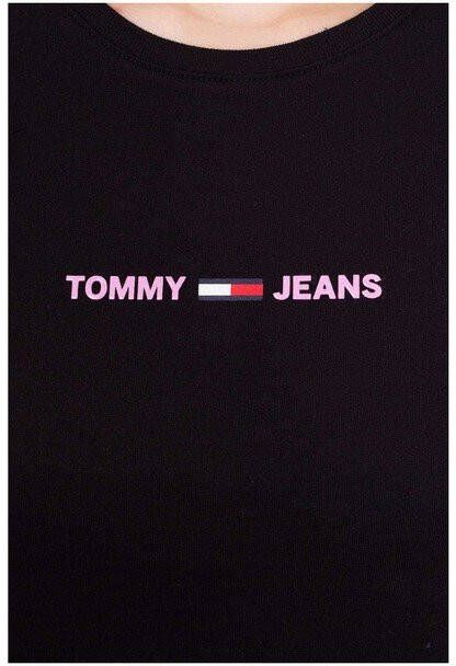 Tommy Jeans T shirt met biologisch katoen zwart