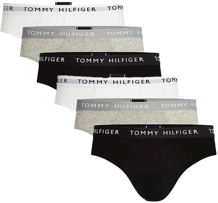 Toy hilfiger 6 pack heren slips/wit/zwart