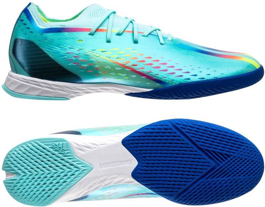 adidas X Speedportal .1 IN Al Rihla Turquoise/Rood/Geel