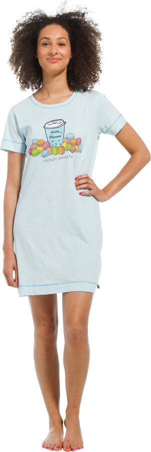 Rebelle dames nachthemd 11221 411 3 Turquoise 46