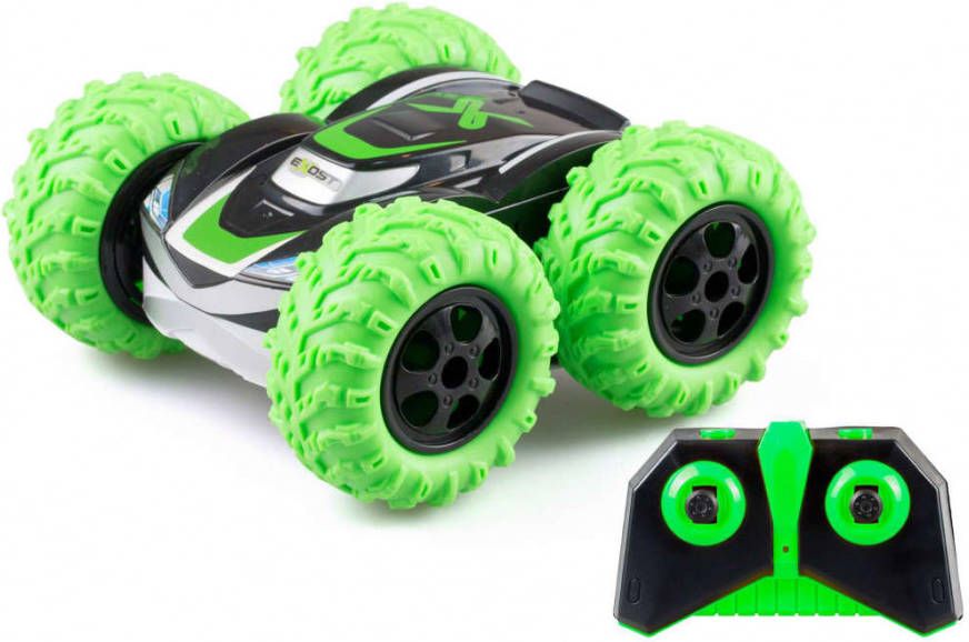 Speelgoed de Betuwe Exost Stuntauto Radiografisch Bestuurbaar 360 Cross Ii Groen