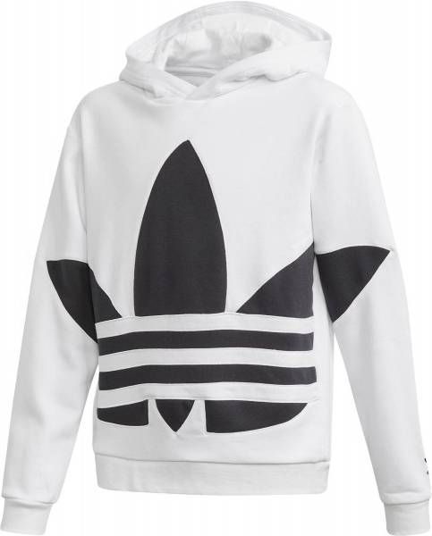 Adidas Originals Girls' Trefoil Overhead Hoodie Dames Roze Kind Adidas Originals Girls' Trefoil Overhead Hoodie Dames Roze Kind