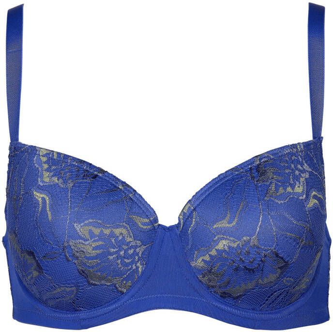 After Eden D cup & up voorgevormde beugelbh Anna blauw/groen