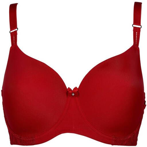 After Eden D cup & up voorgevormde beugelbh Faro rood