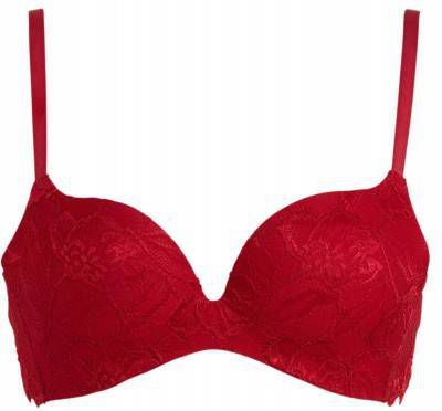 After Eden push up bh zonder beugel Anna rood