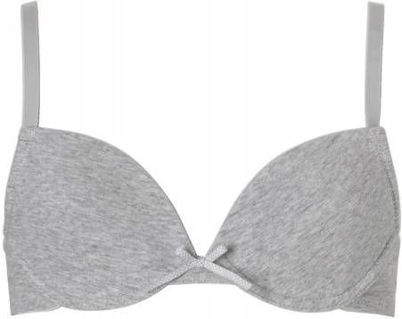 Boobs & Bloomers voorgevormde tienerbh met beugel grijs melee