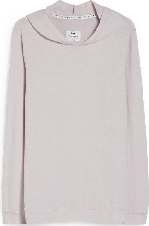 C&A pyjamatop met capuchon lila