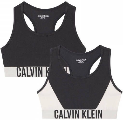 Calvin Klein Bralette met logoband in 2 pack