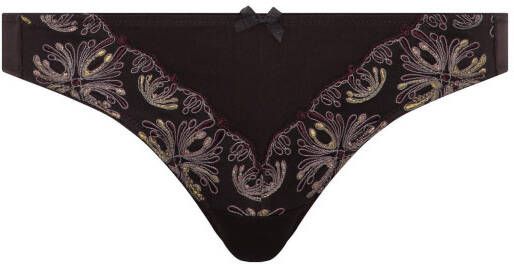 Chantelle slip kant Champs Elysees donkerbruin