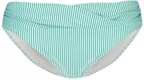 Cyell gestreept bikinibroekje Sunny Vibes groen/wit