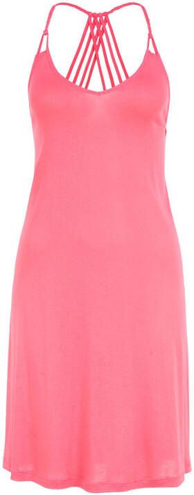 Lascana strandjurk koraalrood