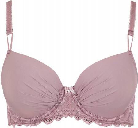 Lascana Bh met steuncups Premium Dessous met prachtige kanten achterkant en  voorsluiting, ondergoed