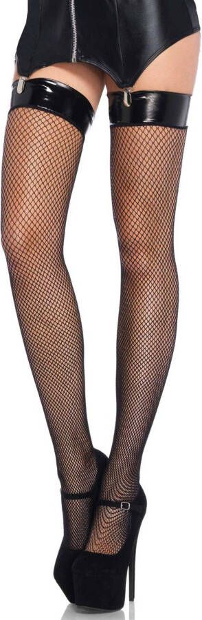 Leg Avenue hold up visnet kousen zwart