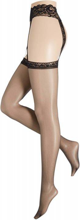 Leg Avenue jarretel panty 15 denier zwart