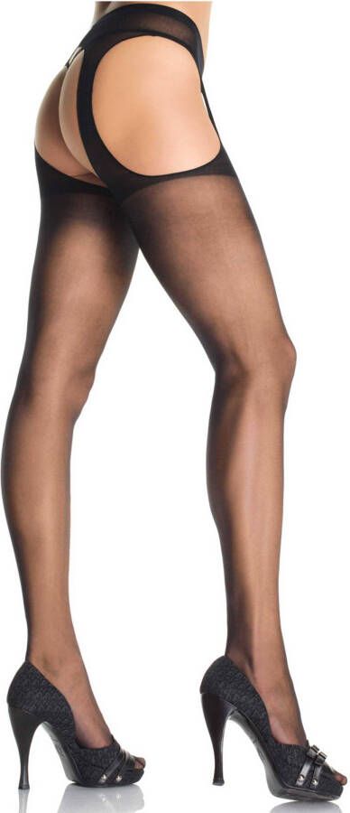 Leg Avenue jarretel panty 20 denier zwart