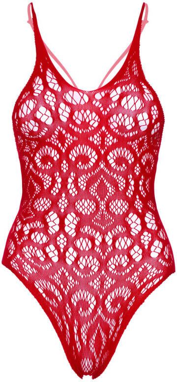 Leg Avenue kanten stringbody rood