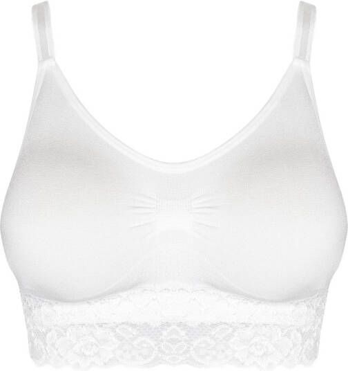 MAGIC Bodyfashion bh zonder beugel Comfort Bra Lace wit