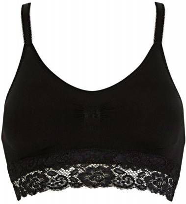 MAGIC Bodyfashion bh zonder beugel Comfort Bra Lace zwart