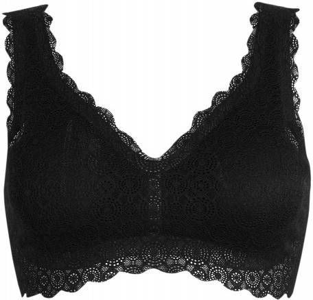 MAGIC Bodyfashion bh zonder beugel Dream Lace met kant zwart