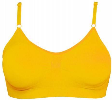 MAGIC Bodyfashion voorgevormde bh zonder beugel geel